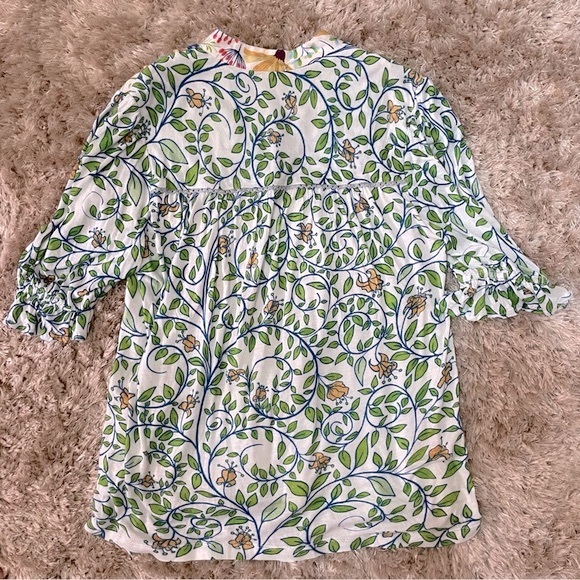 Anthropologie Bl^nk Stephanie Floral Top Size S - Picture 9 of 13